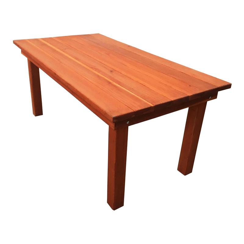 Best Redwood 120 Farmhouse Solid Wood, Best Wood For Outdoor Dining Table