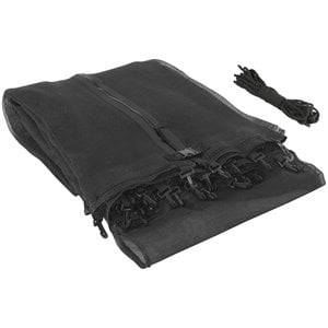 upper bounce replacement nylon trampoline safety enclosure net in black ubnet-ast