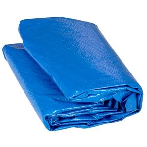 upper bounce economy trampoline weather protection cover in blue ubwc
