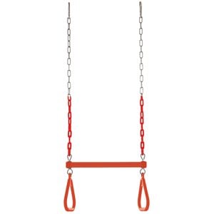 swingan vinyl coated chain plastic trapeze swing bar