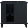 36 in. Single Wooden Vanity  Dark Gray Finish Right Door Cabinet Only