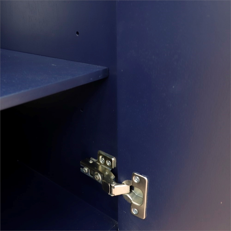 48 in. Single Wooden Vanity  Blue Finish Cabinet Only