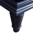 31 in. Single Wooden Vanity  Blue with Black Galaxy Rectangle Sink
