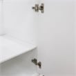61 in. Double Wooden Vanity White White Quartz Rectangle Sink