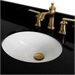 61 in. Single Wooden Vanity  Dark Gray Black Galaxy Granite Oval Sink