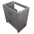 30 in. Single Wooden Vanity  in Gray Pine