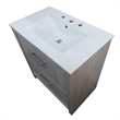 30 in. Single Wooden Vanity  in Gray Pine