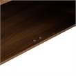 30 in. Single Vanity in Brown Walnut finish with Solid Surface Resin White Sink