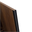 30 in. Single Vanity in Brown Walnut finish with Solid Surface Resin White Sink