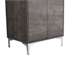 24 in. Single Vanity in Gray Oak finish with Solid Surface Resin White Sink