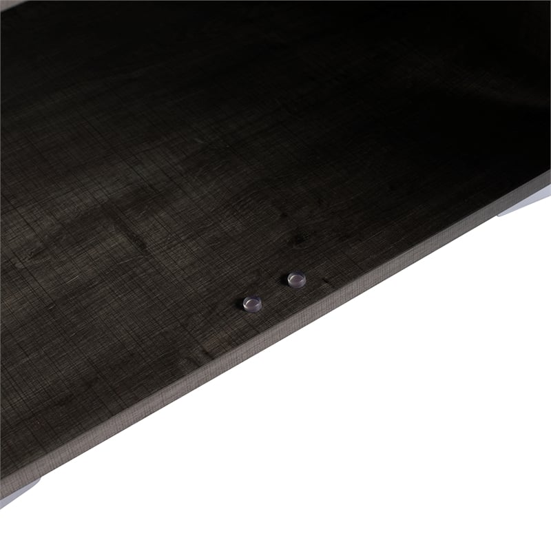 24 in. Single Vanity in Gray Oak finish with Solid Surface Resin White Sink