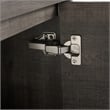 24 in. Single Vanity in Gray Oak finish with Solid Surface Resin White Sink
