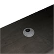 30 in. Single Vanity in Gray Oak finish with Solid Surface Resin White Sink