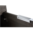 30 in. Single Vanity in Gray Oak finish with Solid Surface Resin White Sink