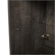 36 in. Single Vanity in Gray Oak finish with Solid Surface Resin White Sink