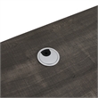 36 in. Single Vanity in Gray Oak finish with Solid Surface Resin White Sink