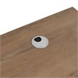 24 in. Single Vanity in Natural finish with Solid Surface Resin White Sink