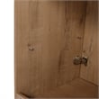 24 in. Single Vanity in Natural finish with Solid Surface Resin White Sink