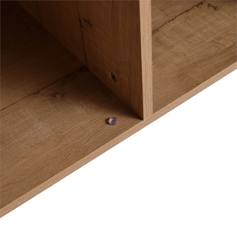 30 in. Single Vanity in Natural finish with Solid Surface Resin White Sink