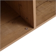 30 in. Single Vanity in Natural finish with Solid Surface Resin White Sink