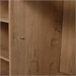 30 in. Single Vanity in Natural finish with Solid Surface Resin White Sink