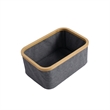 30 in. Single Vanity in Natural finish with Solid Surface Resin White Sink