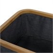 36 in. Single Vanity in Natural Finish with Solid Surface Resin White Sink