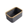 36 in. Single Vanity in Natural Finish with Solid Surface Resin White Sink