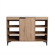 48 in. Single Vanity in Natural Finish with Solid Surface Resin White Sink
