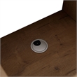 48 in. Single Vanity in Natural Finish with Solid Surface Resin White Sink