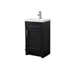 20 in. Single Sink Vanity in Dark Gray Finish with White Ceramic Sink Top