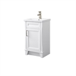 20 in. Single Sink Vanity in White Finish with White Ceramic Sink Top