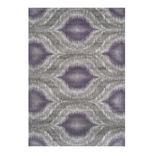 addison rugs platinum nebulous fabric area rug in eggplant purple