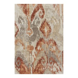 addison rugs tobin abstract ikat fabric area rug in in rust red