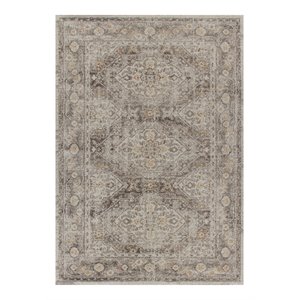 addison rugs tobin distressed palace fabric area rug in in ivory/brown