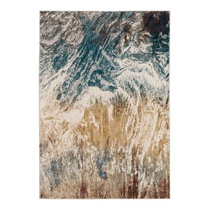 addison rugs grayson plush nebulous fabric accent rug in earth/multi