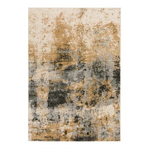 addison rugs grayson plush abstract fabric accent rug in fog gray