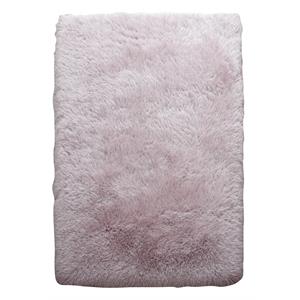 mda home manhattan shag pink polyester area rug - 8' x 10'