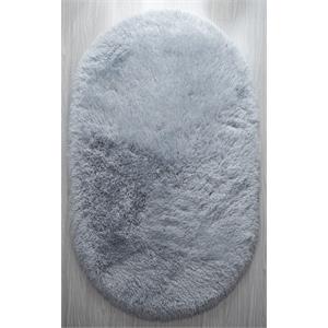 mda home manhattan gray polyester area rug - 5'2