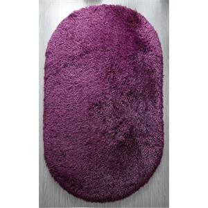 mda home manhattan purple polyester area rug - 5'2