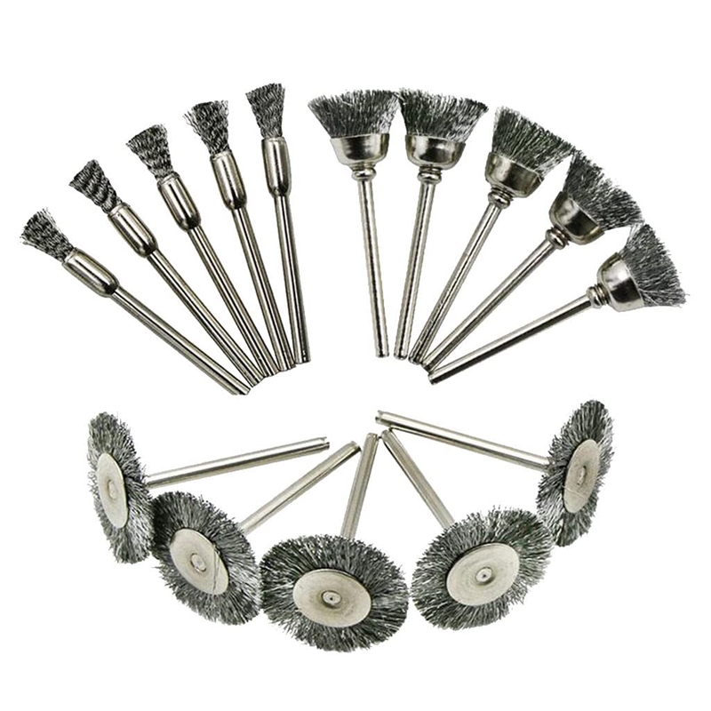 Moti Samarth Solid Wood Decor on Iron Stand in Sandblasted Gray (Set of 3)