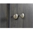 Carmenita Sideboard in Farmhouse Gray Finish on Solid Wood with Nickel Pulls