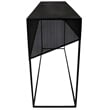 Sheridan Pierce Console Table in Black Metal