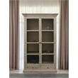 Manhattan Beach Padawan Solid Wood 2-Door 2-Drawer Cabinet in Antique White