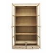 Manhattan Beach Padawan Solid Wood 2-Door 2-Drawer Cabinet in Antique White
