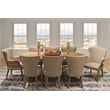 Manhattan Beach Old Pine Solid Wood Carrom Dining Table in Natural