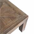 Manhattan Beach Clifton Solid Wood Rectangle Cocktail Table in Natural