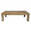 Manhattan Beach Clifton Solid Wood Rectangle Cocktail Table in Natural