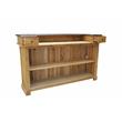 Manhattan Beach Solid Wood Kai Bar in Natural with Spot-Resistant Zinc Top