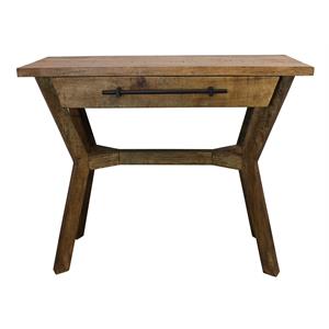Tahoe Solid Wood Console with Drawer in Natural